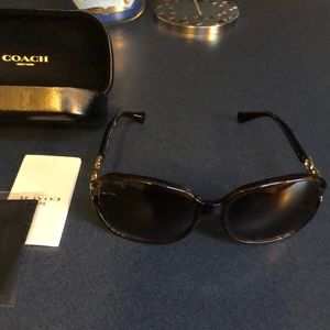 Coach sunglasses gently worn